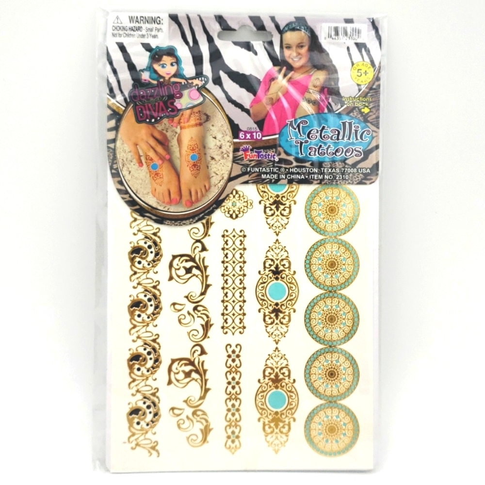 METALLIC TATTOOS $8 or 3/$12 BUNDLE